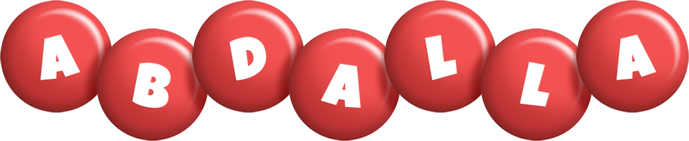 Abdalla candy-red logo