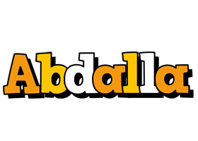 Abdalla cartoon logo