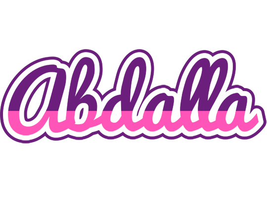 Abdalla cheerful logo