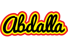 Abdalla flaming logo