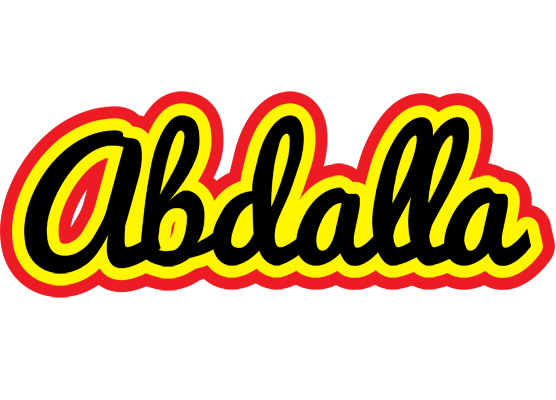 Abdalla flaming logo