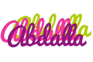 Abdalla flowers logo