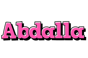 Abdalla girlish logo