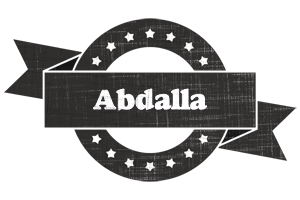 Abdalla grunge logo