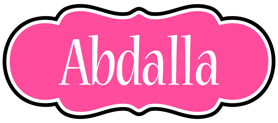 Abdalla invitation logo