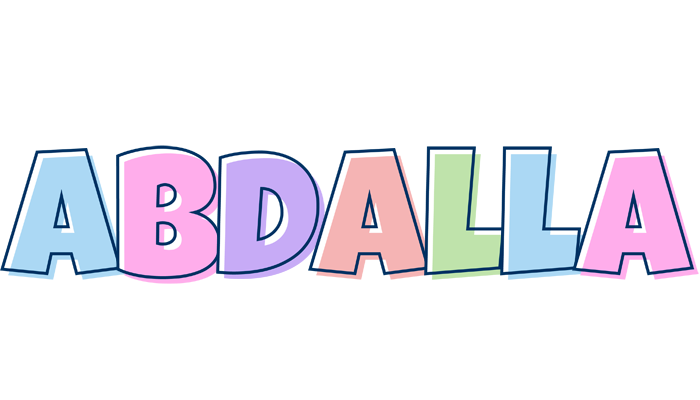 Abdalla pastel logo
