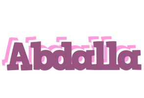 Abdalla relaxing logo