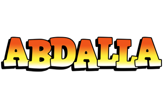 Abdalla sunset logo