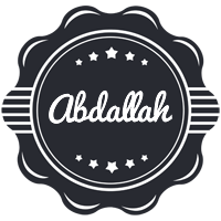 Abdallah badge logo