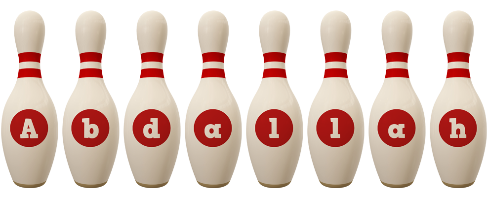 Abdallah bowling-pin logo