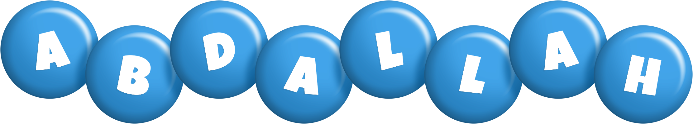Abdallah candy-blue logo