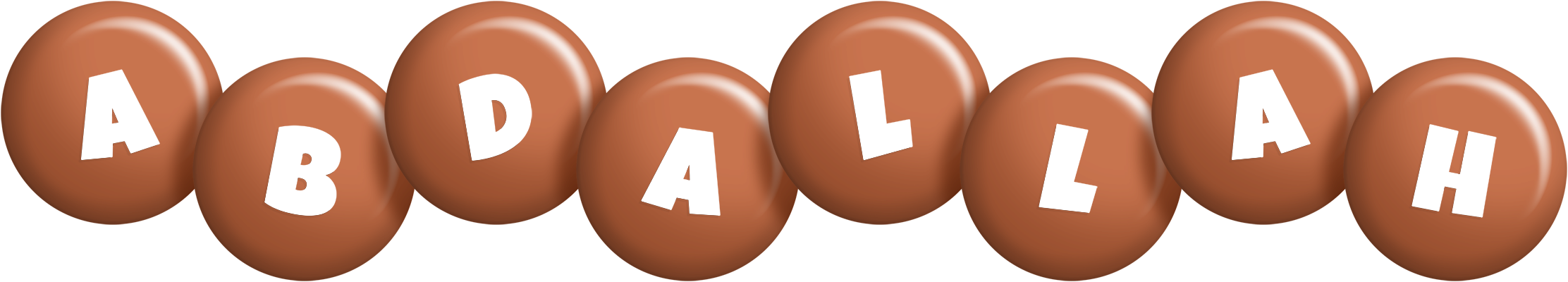 Abdallah candy-brown logo
