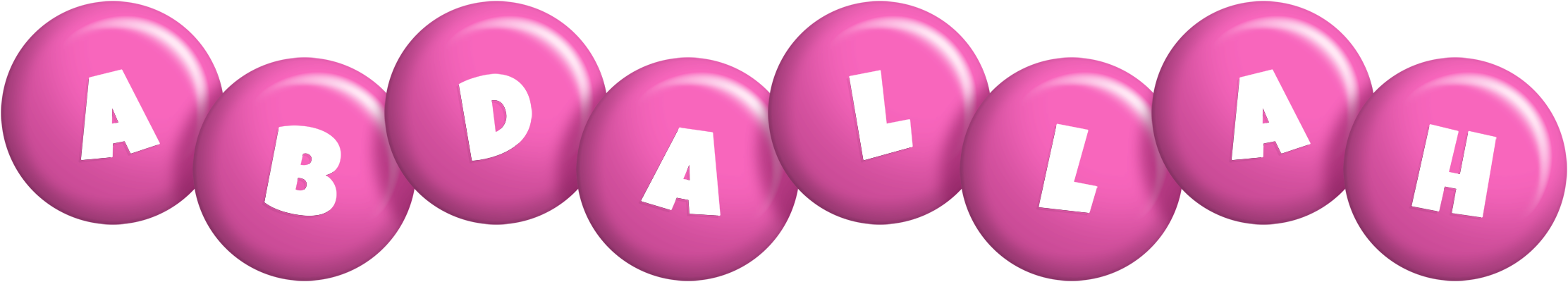 Abdallah candy-pink logo