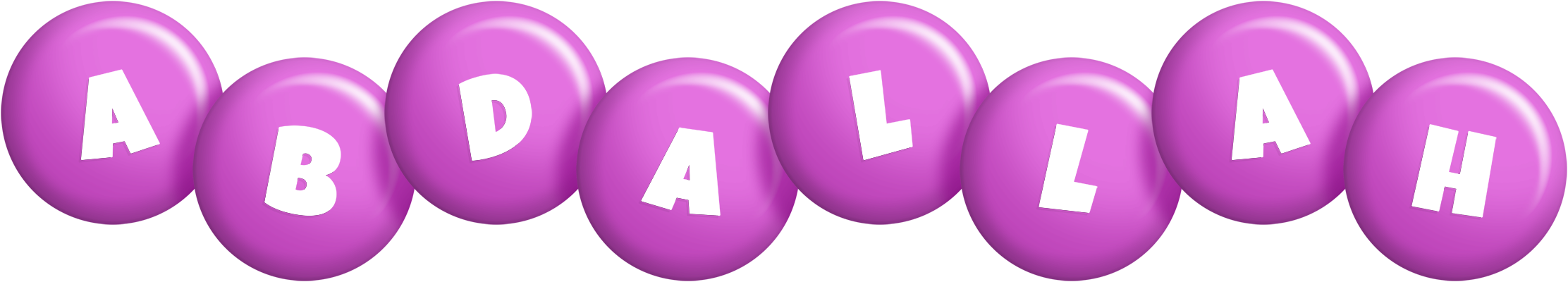 Abdallah candy-purple logo