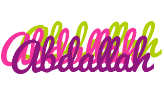 Abdallah flowers logo