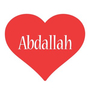 Abdallah love logo