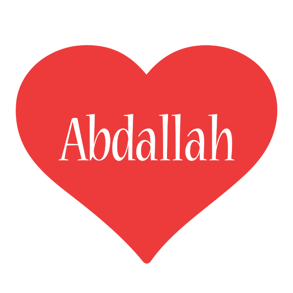 Abdallah love logo
