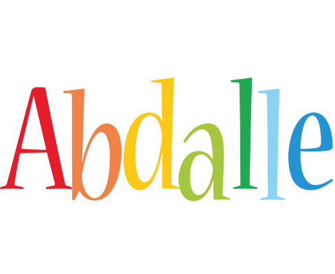 Abdalle birthday logo