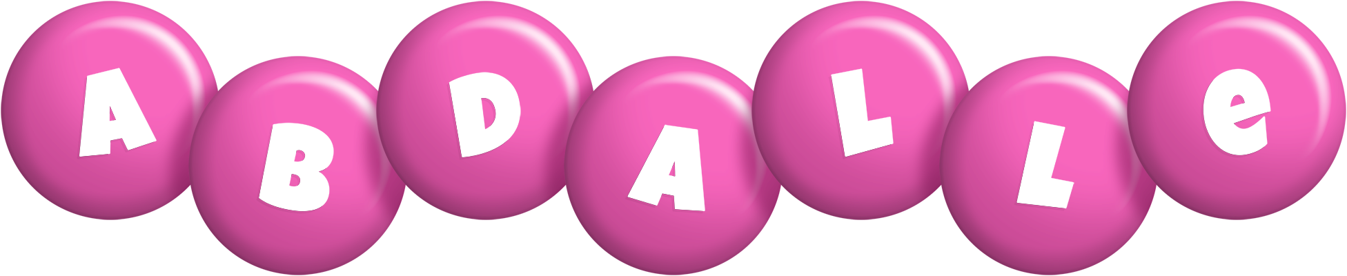 Abdalle candy-pink logo
