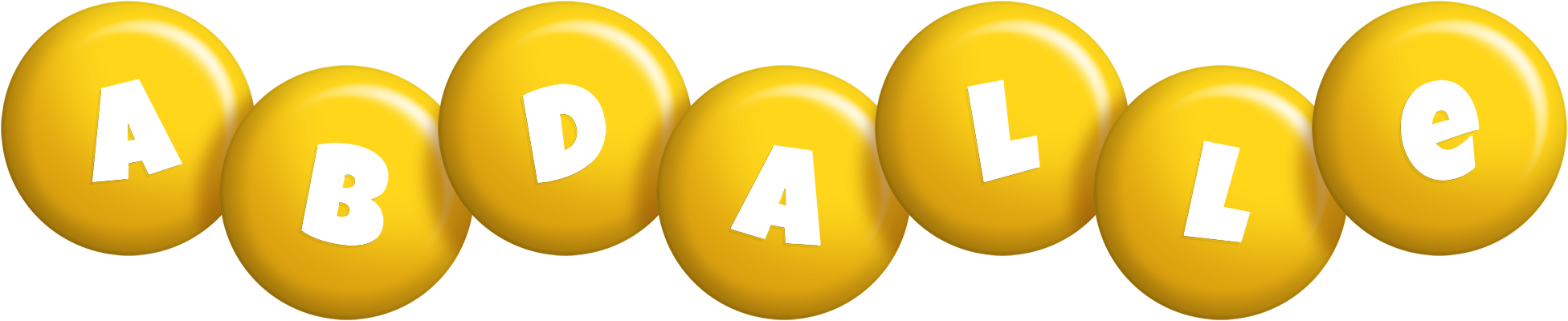 Abdalle candy-yellow logo
