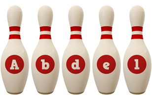 Abdel bowling-pin logo