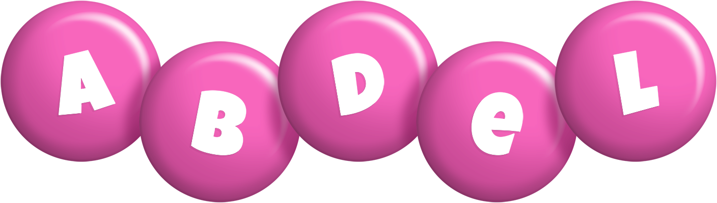 Abdel candy-pink logo