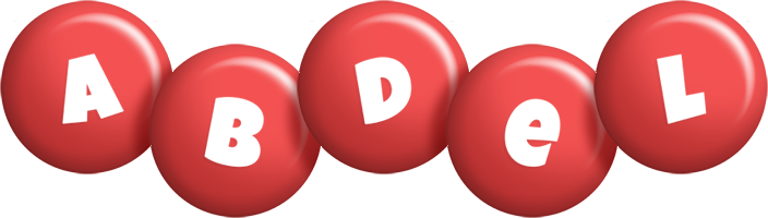 Abdel candy-red logo