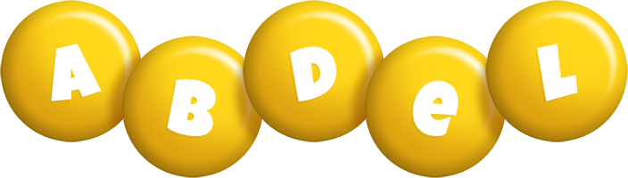 Abdel candy-yellow logo