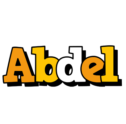 Abdel cartoon logo