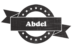 Abdel grunge logo