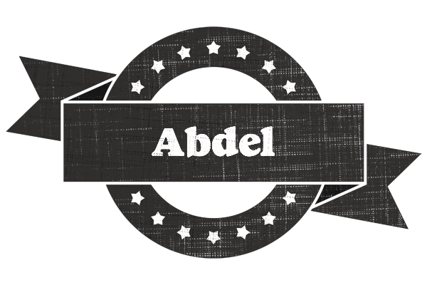 Abdel grunge logo