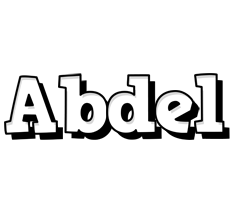 Abdel snowing logo