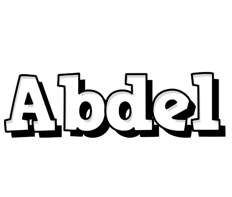 Abdel snowing logo
