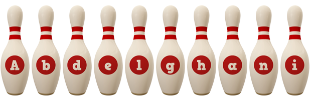 Abdelghani bowling-pin logo