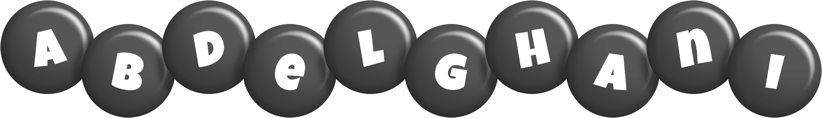 Abdelghani candy-black logo