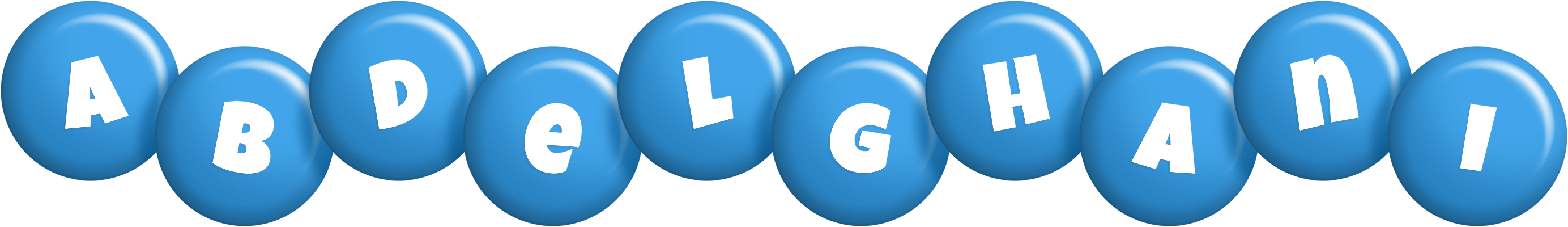 Abdelghani candy-blue logo
