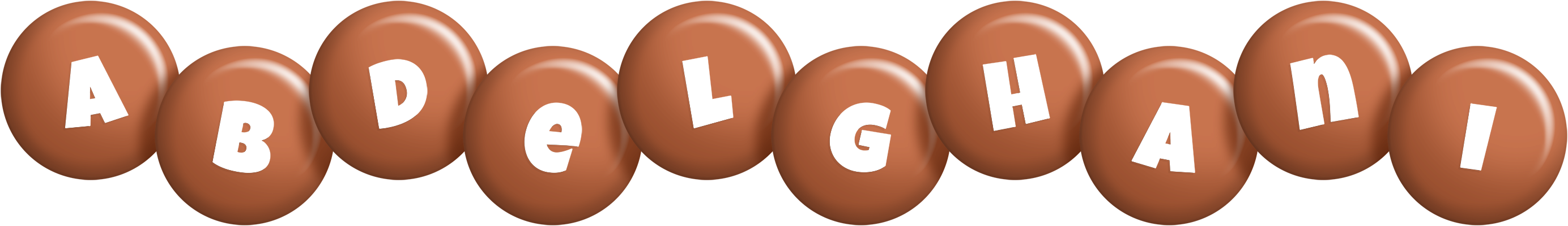 Abdelghani candy-brown logo
