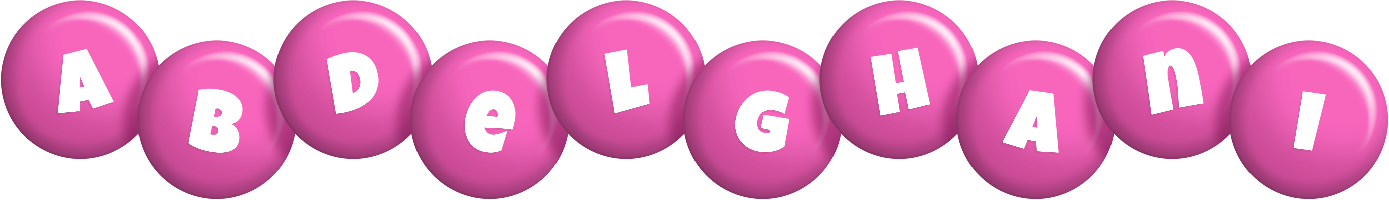 Abdelghani candy-pink logo