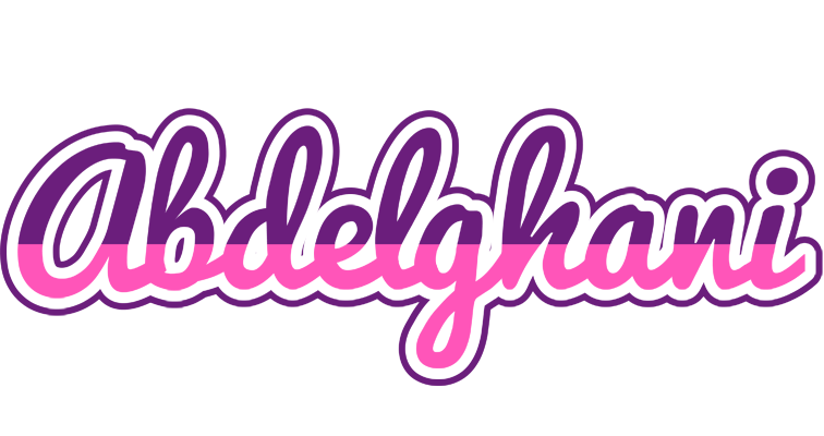 Abdelghani cheerful logo