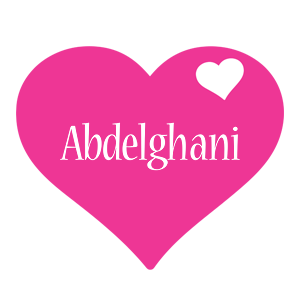 Abdelghani love-heart logo