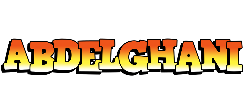 Abdelghani sunset logo