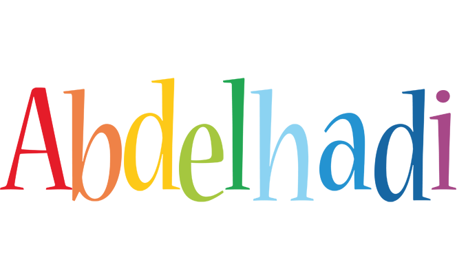 Abdelhadi birthday logo