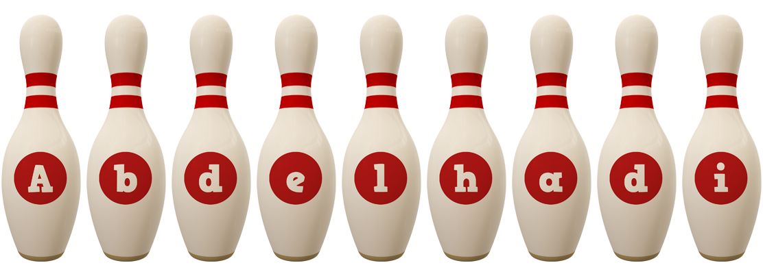 Abdelhadi bowling-pin logo