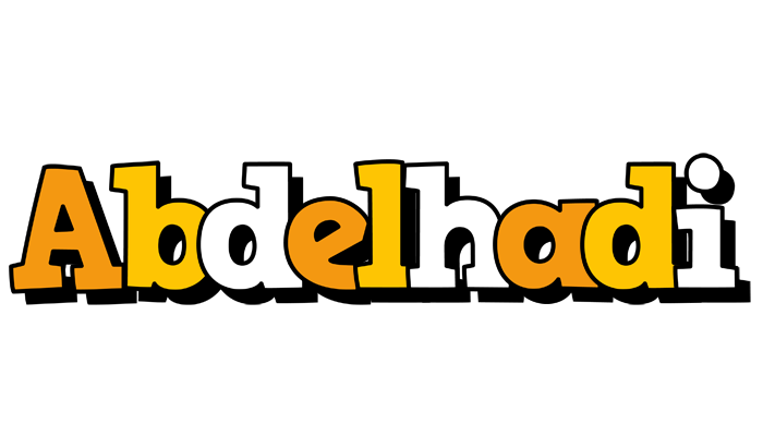 Abdelhadi cartoon logo
