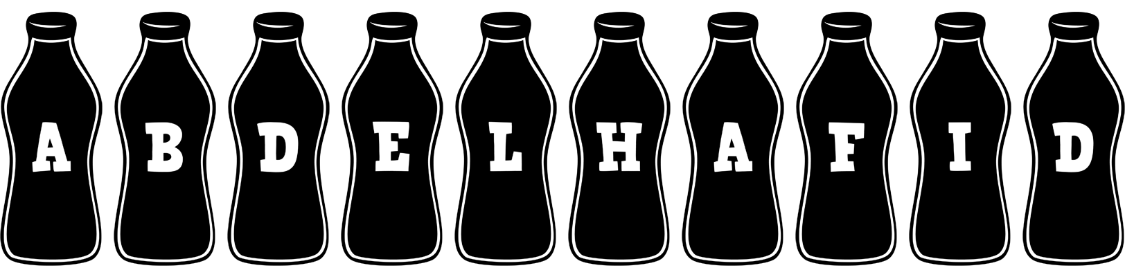 Abdelhafid bottle logo