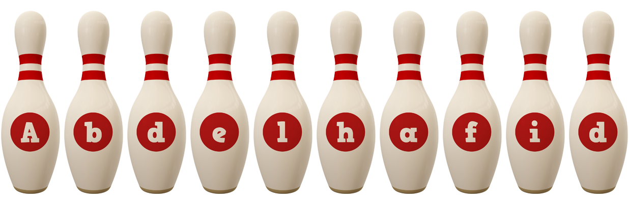 Abdelhafid bowling-pin logo