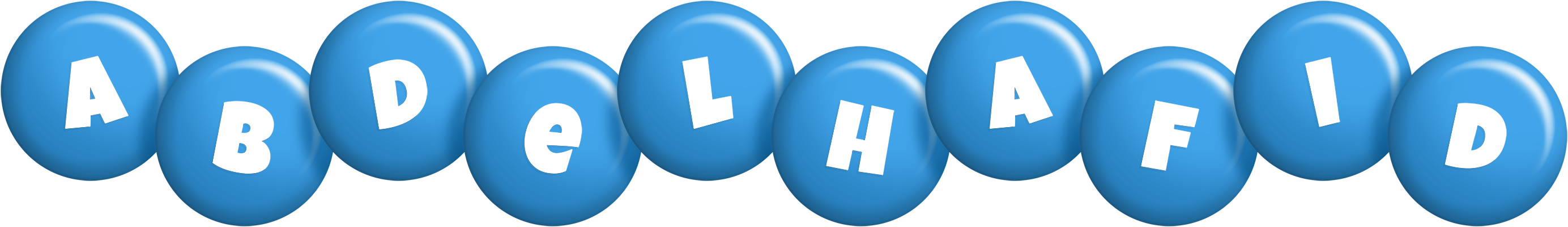 Abdelhafid candy-blue logo