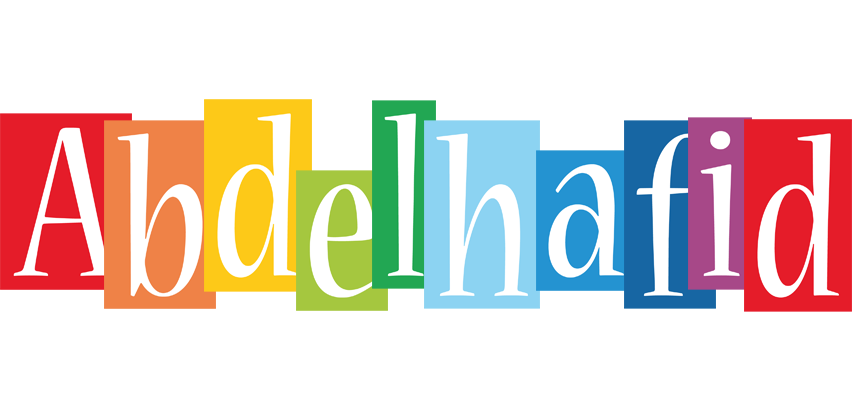 Abdelhafid colors logo