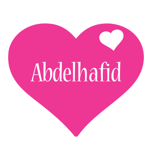 Abdelhafid love-heart logo