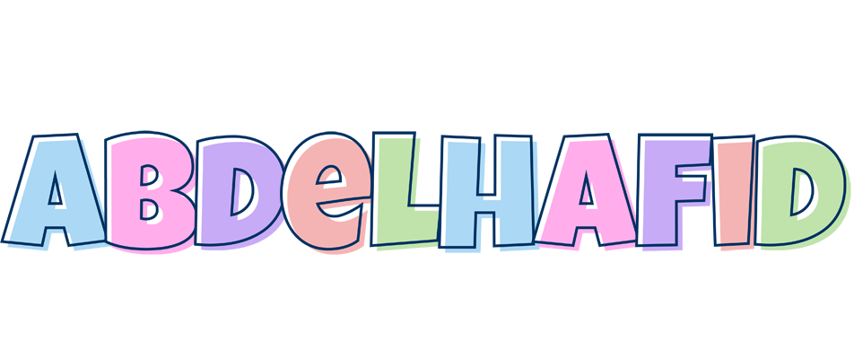 Abdelhafid pastel logo
